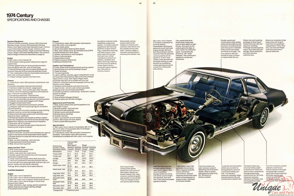 1974 Buick Full-Line All Models Brochure Page 9